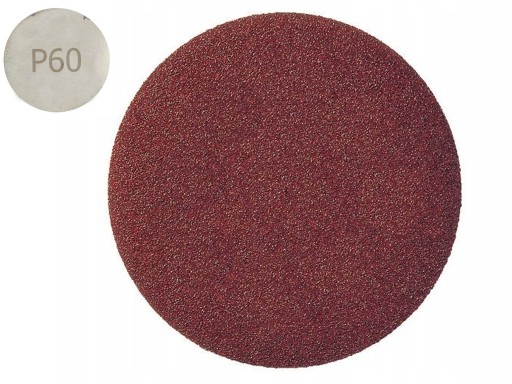 P60 BRÚSNY DISK NA VELCRO DISK PRE 125 MM DISK