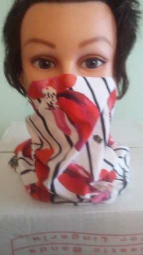 šatka na tvár bandana šatka maska bandana šál