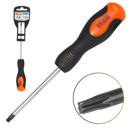 MAGNETICKÝ PROTIŠMYKOVÝ SKRUTKOVAČ TORX T10 x 100 MM CR-MO RICHMANN C5465