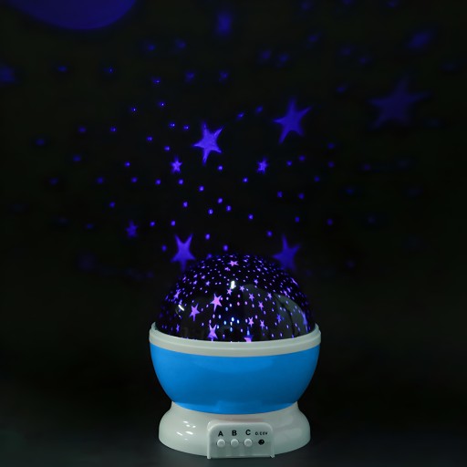 ROTAČNÁ NOČNÁ LAMPA STARS SKY PROJECTOR 2v1