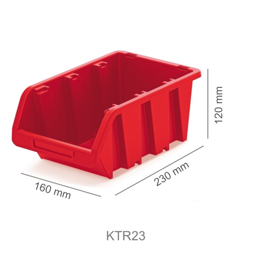 Nádoba na skladovanie kyviet TRUCK KTR23. Rozmery 23 x 16 x 12 cm