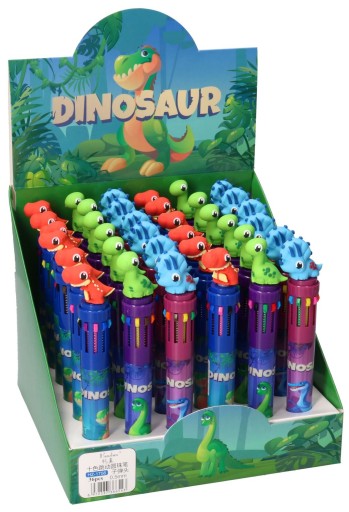 10v1 viacfarebné pero DINOSAUR 5497