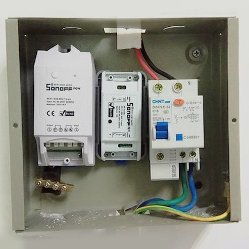 SONOFF Basic,RF, TH10/16 Montážna konzola na DIN lištu