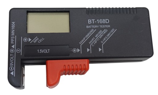DIGITÁLNY TESTER BATÉRIÍ A AKUMULÁTOROV AAA METER
