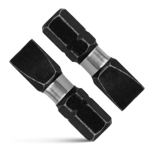 Nárazový bit SL8 Nárazové bity 25 mm | Nárazový bit pre skrutkovač 2 ks.