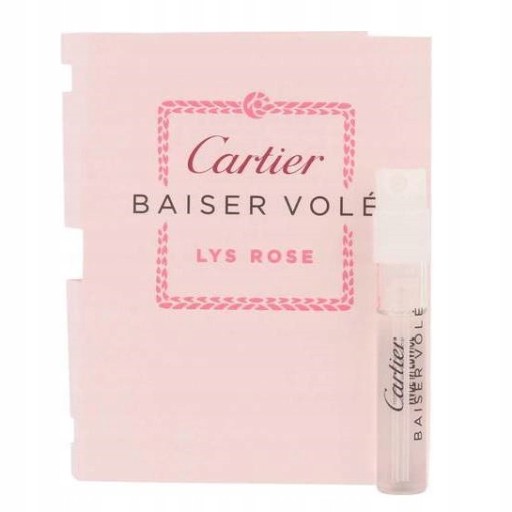 CARTIER BAISER VOLE LYS ROSE 1,5 ml EDT VZORKA PARFÉMU