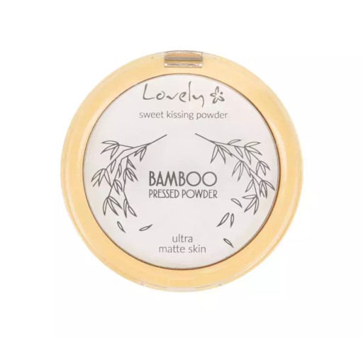 Lovely Bamboo Pressed Powder transparentný matujúci lisovaný púder