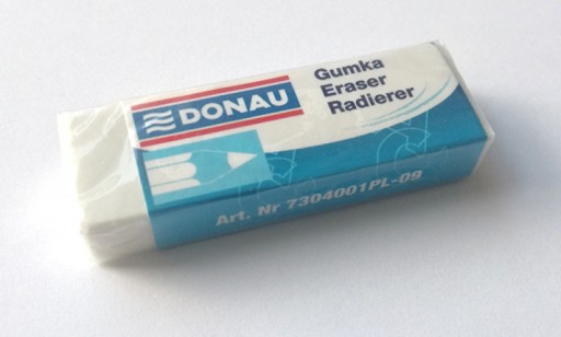 Univerzálna guma 62x21x11mm blister - 2ks biela