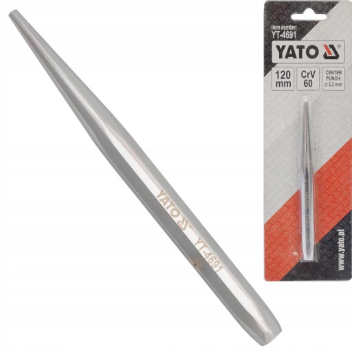 YATO KUŽELOVÁ TEPOVACIA LIŠTA 120MM šesťhranná YT-4691