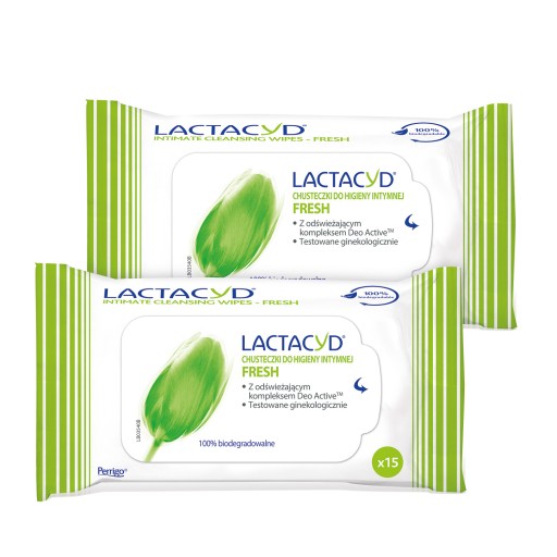 Lactacyd Fresh Intimate hygienické obrúsky, 1 balenie - 15 ks