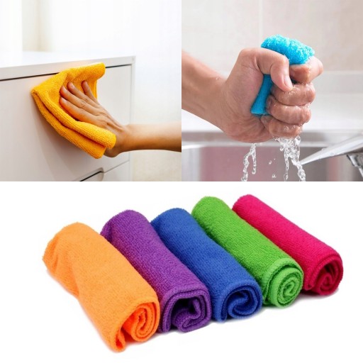 SET 5X CLATKA NA ČISTENIE KUCHYNE Z MIKROVLÁKNA
