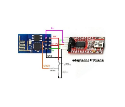 ESP8266 ESP-01 WiFi sieťový modul