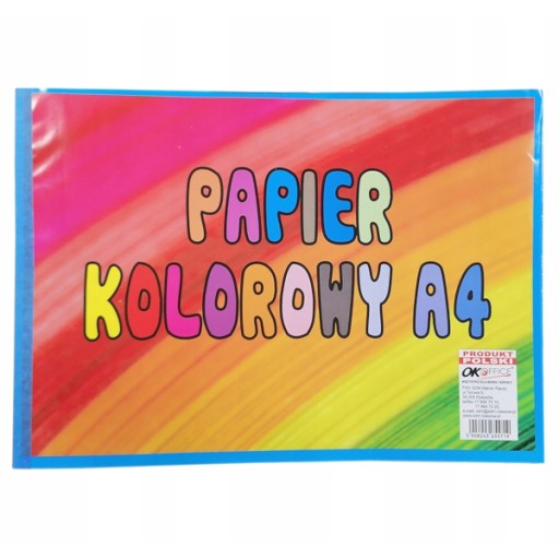 Farebný papier A4 1 ks.