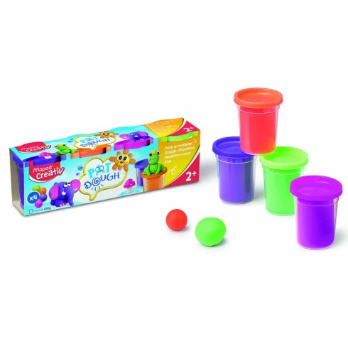 MAPED CREATIV SET PLASTIC PASS 4X114G FANCY