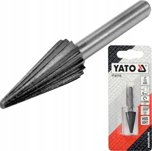 FRÉZOVACÍ PRSTEŇ YATO PILNÍK KOV HSS 13mm KUŽEĽOVÝ