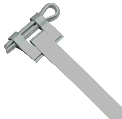 KLAPKA NA KLAPKU 0,6 x 500 mm SVORKA NA KÁBLOK 50 cm S KLAPKOM