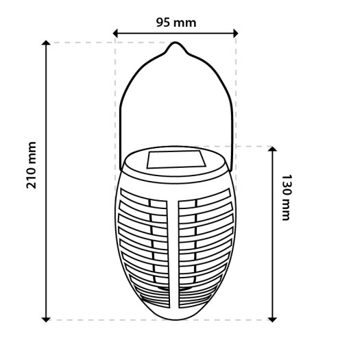 SLNEČNÁ ZÁHRADNÁ LAMPA LED ZÁSADNÁ LAMPA S EFEKTOM PLAMEŇA