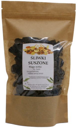 SUŠENÉ SLIVKY 0,5 KG BEZ SEEDNÍK Kalifornská