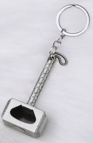 Strieborná kľúčenka Thor's Hammer Asgard