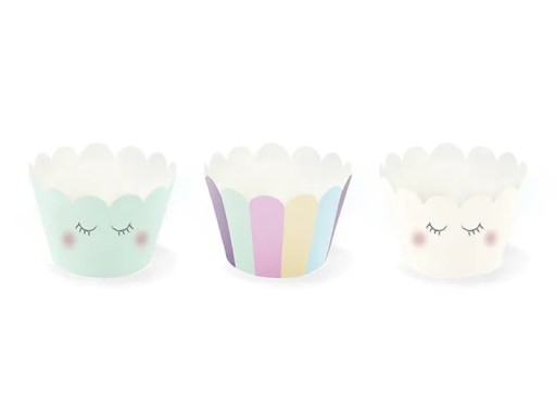 Obaly na muffiny Unicorn 6 ks