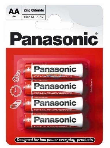 Batérie Panasonic AA 1,5V R6 4 ks