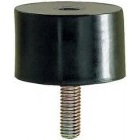 Gumový izolátor vibrácií B vnútorná skrutka 40x40mm M8x23