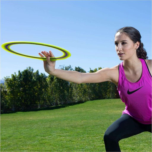 ZRUČNOSTNÁ HRA LIETAJÚCI DISK HÁDZANIE FRISBEE AEROBIE PRO BLUE