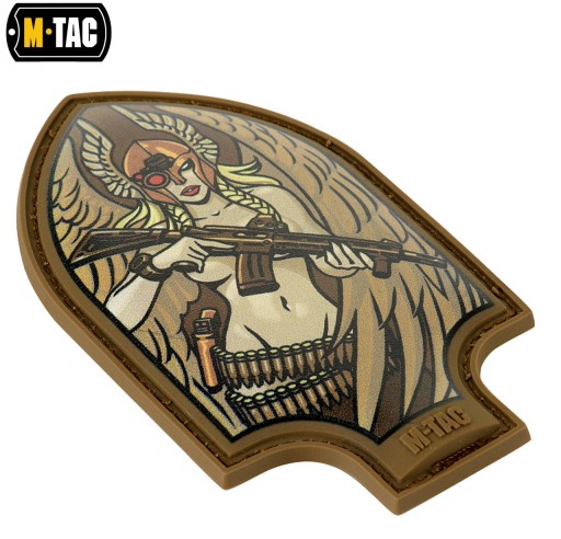 NÁŠIVKA NA VELCRO VALKYRIE SPEAR M-TAC NÁŠAŤ NA MORÁLKY PVC TLAČENÝ COYOTE