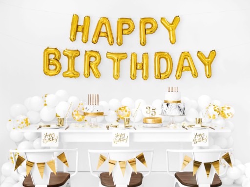 TOPPER CAKE dekorácia čísla 1 - 10 zlatá 24 cm 11 ks k narodeninám