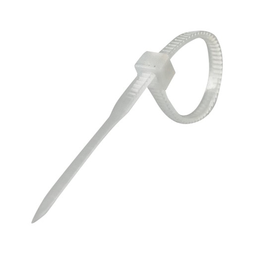 Sťahovacie pásky UV Sťahovacie pásky - 100 ks 2,5 x 80 mm, biele