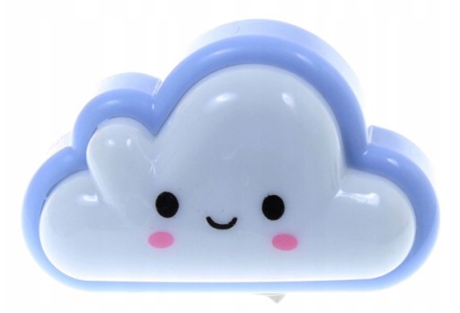 ZÁSUVKOVÁ LAMPA cloud pre deti NOČNÝ kontakt