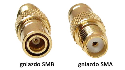 RF SMB/wt-SMA/gn 50Ohm anténny adaptér
