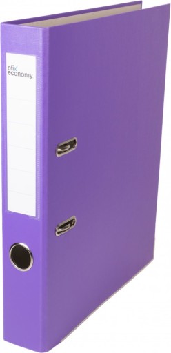 BINDER A4 50mm FIALOVÉ VYZTUŽENÉ KOVANIE