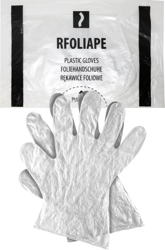 Ochranné rukavice z LDPE fólie 100