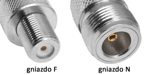 RF anténny adaptér F/gn-N/gn 50Ohm