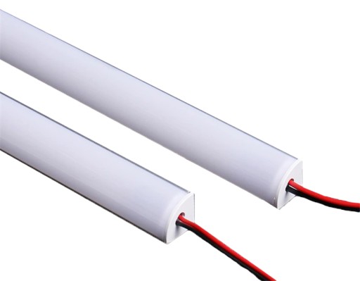 LED nábytkový pás hliníkové uhlové svietidlo 100cm 12V STUDENÁ BIELA