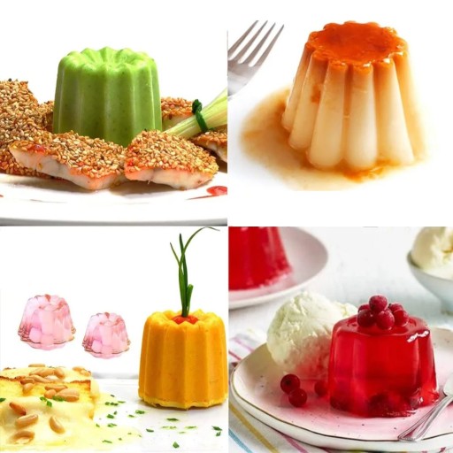 SILIKÓNOVÁ FORMA NA ŽELÉ SVIEČKY CANELE MUBBLES PANACOTTA 695