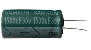 kondenzátor 1500uF 35V 10x20 samxon LoEsr