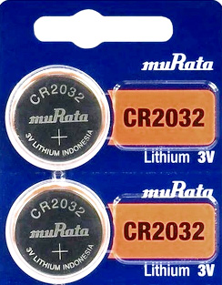 KĽÚČ LÍTIOVÝ BATÉRIOVÝ 3V CR 2032 muRata 2 kusy