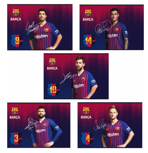 FC BARCELONA BLOK NA KRESLENIE BIELY A4 20 listov 1 ks mix vzorov