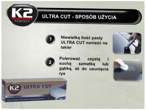 K2 ULTRA CUT PRE EFEKTÍVNE ODSTRAŇOVANIE ŠKRABINCOV 100g 951