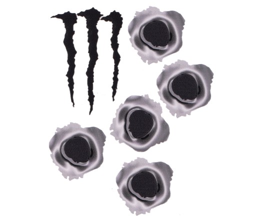 Samolepka Monster UV Bullet Marks