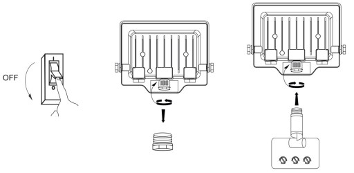 ECOLIGHT LED reflektor NL-1 10W 3000K 900lm