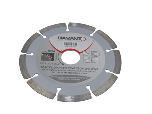 SEGMENTOVANÁ DIAMANTOVÁ KOTOUČ 115 MM NA BETÓN