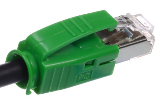 Telegartner Zástrčka s krytom RJ45 6A, zelená
