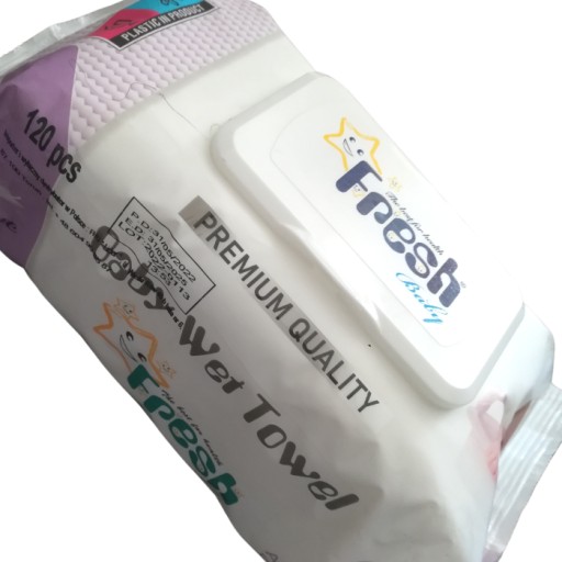 Fresh Baby vlhčené obrúsky Jumbo balenie s klipom 240 ks