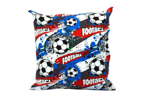 Bavlnená obliečka na vankúš rozmer 40x40 futbal 2202 Poľská firma Kobi