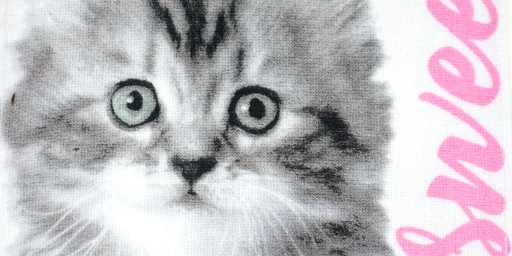 Osuška 30x50 cm do škôlky pre mačky a mačiatka