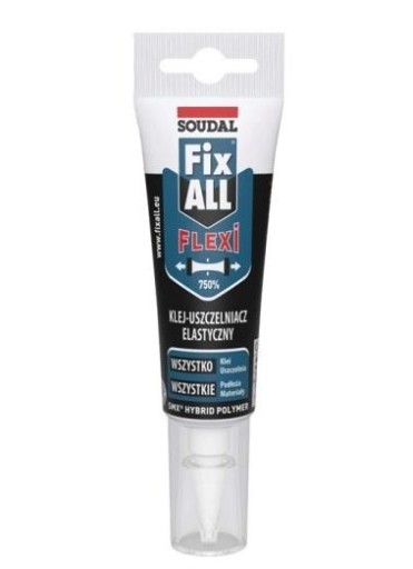 SOUDAL FIX ALL FLEXI POLYMER GLUE MULTI 125ML