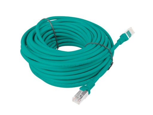 PATCHCORD CAT.6 UTP 15M GREEN FLUKE PASSED LANBERG